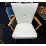 A mid 20thC. Howard Keith retro chair with origina