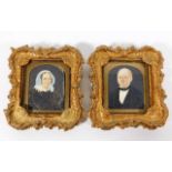 A 19thC. English school portrait miniature waterco