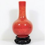 A fine 19thC. Chinese Jiangxi region red glaze por