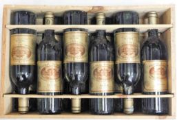 A case of eleven bottles of 1978 Chateau Batailley