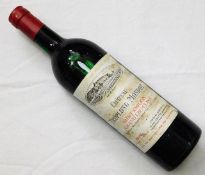 One bottle of 1976 Chateau Troplong Mondot St. Emi