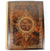 Book: A Book of Gems, wooden cover edited by S. C.