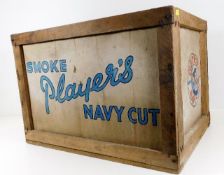 A Players cigarettes box with four sides displayin