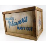 A Players cigarettes box with four sides displayin