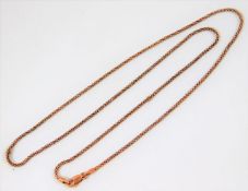 A 9ct rose gold chain 3.3g