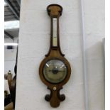 A 19thC. banjo barometer 35in