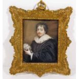 In the manner of John Bogle, a 19thC. gilt framed