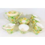 An Aynsley 15 piece tea set, pattern number B3907,