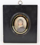 A late 17thC. early 18thC. portrait miniature wate