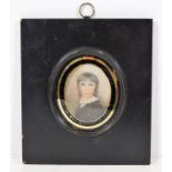 A late 17thC. early 18thC. portrait miniature wate