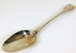 A Georgian silver basting spoon, Richard Palmer Lo
