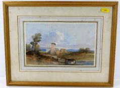 A William Leighton Leitch watercolour of Italian r