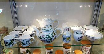 A quantity of Portmeirion botanic garden items, tw