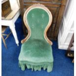 A Victorian nursing chair