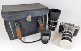 Pentacon Six camera with Carl Zeiss Jena 2.8:120mm