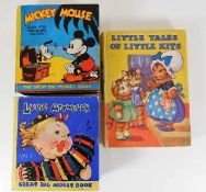 Lucie Atwell's Great Big Midget Book and Mickey Mouse Sails for Treasure Island Great Big Midget Boo