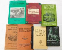 Seven books on Cornwall and Farming including The Cornish Farmers Boy by John E Tucker