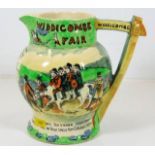 Widdecombe musical box jug approx 7.25" tall