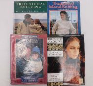 Four books on traditional knitting inc Fishermans Sweater by Alice Starmore and Traditional Knitting