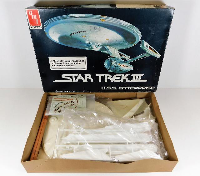A boxed AMT Ertl - Star Trek III USS Enterprise Sealed Bags Model Kit