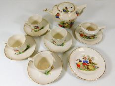 Childs tea set 15 piece Tunstall Staffs Teaset Co. Ltd.