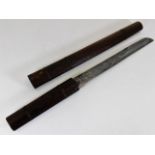 A Japanese short sword 19.5" long