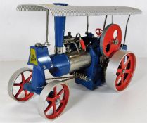 Wilesco live steam tractor with box