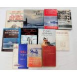 Eleven books relating to Cornwall fishing and sea inc Wreck and Rescue around the Cornish Coast by C
