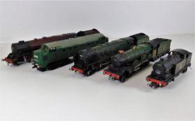 Five Hornby Dublo engines including the Bristol Ca