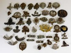 A quantity of mostly badges of military interest