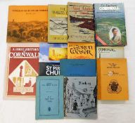 Eleven Cornish related books inc Musical Adventures in Cornwall by Maisie and Evelyn Radford