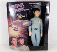 Knickerbocker Star Trek soft poseable figure of Dr Spock 1979