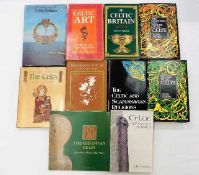 Ten Celtic themed books inc Celtic High Crosses of Wales by John Sharkey