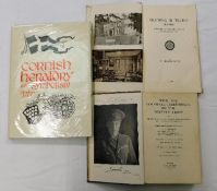 Three books relating to Cornwall inc With the Cornwall Territorials on the Western Front by EC Matth