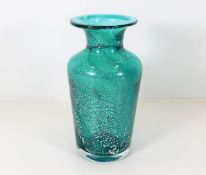 Maltese Art glass vase signed to underside approx