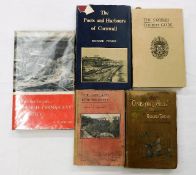 Five Cornish related books including History of Cornish China Clay Industry by R M Barton