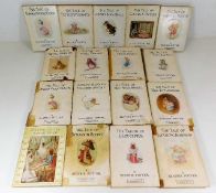 Sixteen Beatrix Potter books including The Tale of