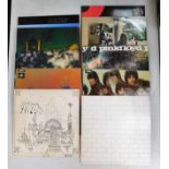 Ten vinyl LP's by or relating to the band Pink Floyd