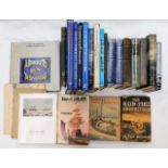 Twenty four books on shipping including The Atlas of Maritime History, Ships Through the Ages