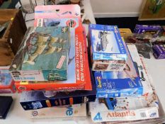 A quantity of model kits including Airfix and Reve
