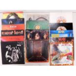 Fourteen vinyl LP's including Alice Cooper, AC/DC,