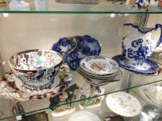 Twelve pieces of Ironstone and similar ceramic war