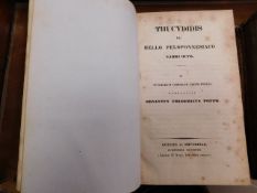 Latin books: Four editions of Thucydidis De Bello