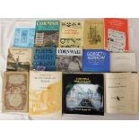 Fourteen books of Cornish interest including some