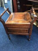 A Victorian mahogany commode