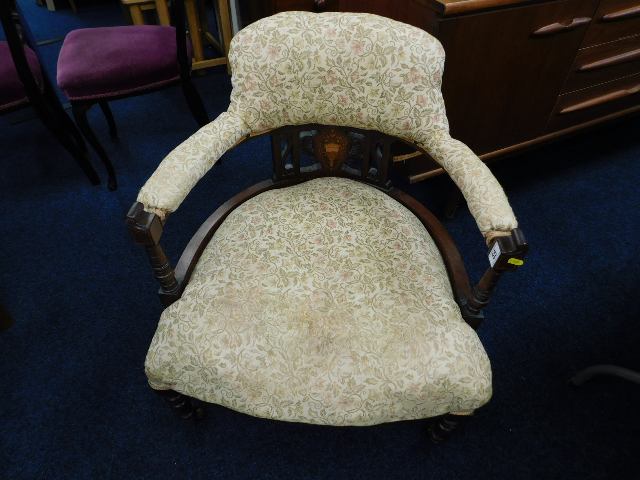 An Edwardian nursing chair