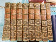 Eight Scotts Waverley novels 1868