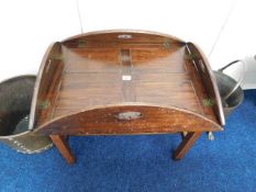 A butlers tray table