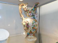 A Coalbrookdale style ewer approx 13.5" high