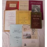 Eight books and pamphlets of Cornish mining histor